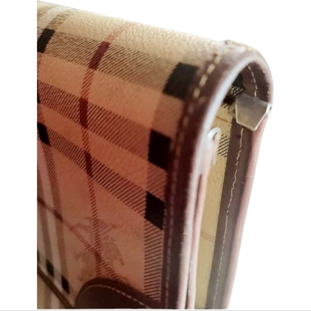 BURBERRY VINTAGE NOVACHECK CLUTCH OR TAB  HOLDER POUCH EUC - Picture 9 of 13